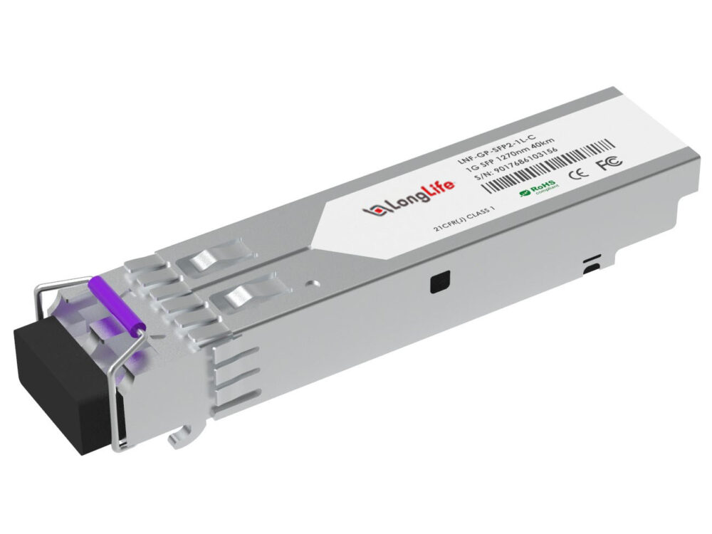 Dell Force10 Networks GP-SFP2-1L-C Compatible 100BASE-LX SFP 1310nm 10km DOM Duplex LC SMF Transceiver Module