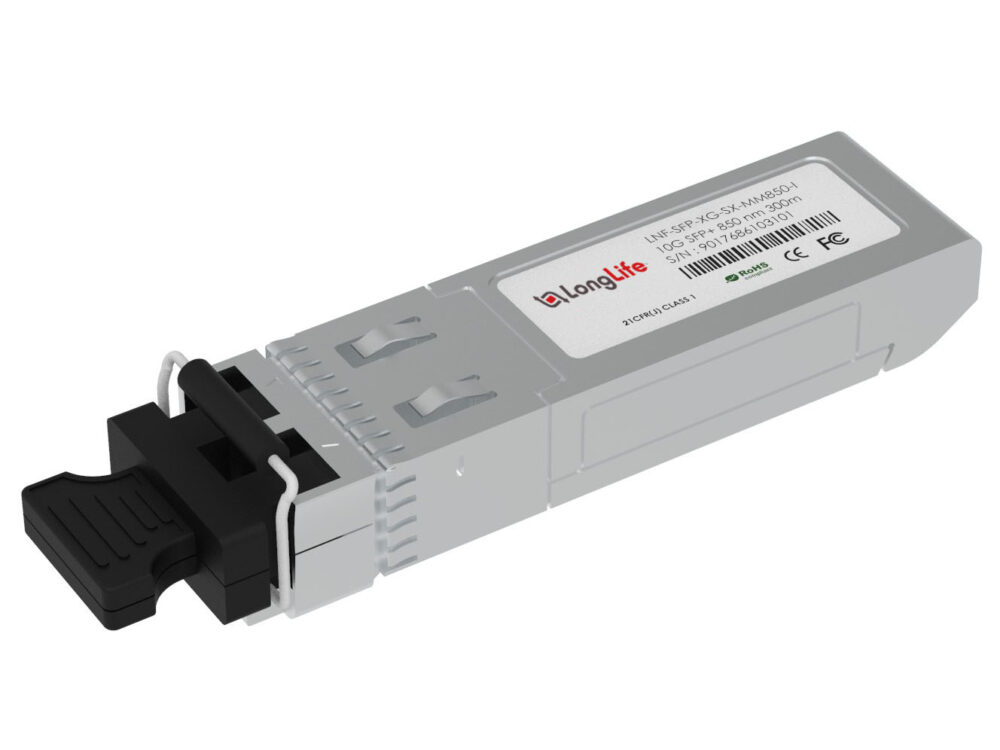 H3C SFP-XG-SX-MM850-I Compatible 10GBASE-SR SFP+ 850nm 300m Industrial DOM Duplex LC MMF Transceiver Module