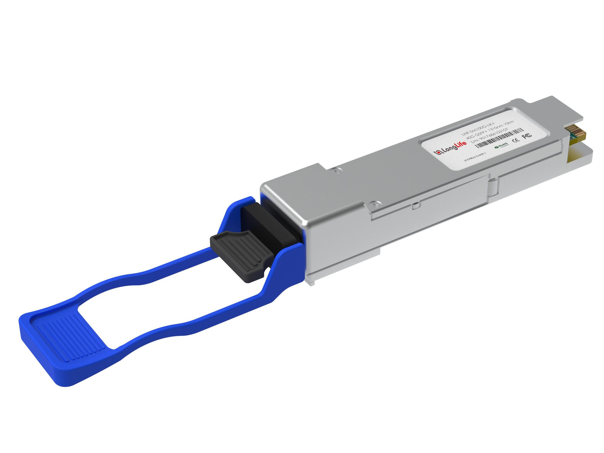 Chelsio SM100G-LR-I Compatible 100GBASE-LR4 QSFP28 1310nm 10km DOM Duplex LC SMF Optical Transceiver Module (Industrial)