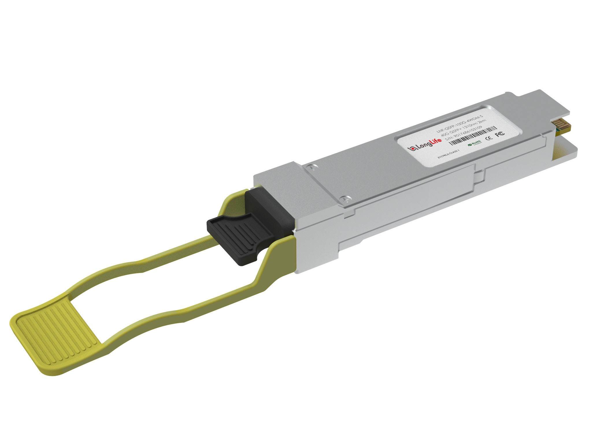 Cisco QSFP-100G-4WDM-S Compatible 100GBASE-4WDM-10 QSFP28 1310nm 10km DOM Duplex LCSMF Optical Transceiver Module