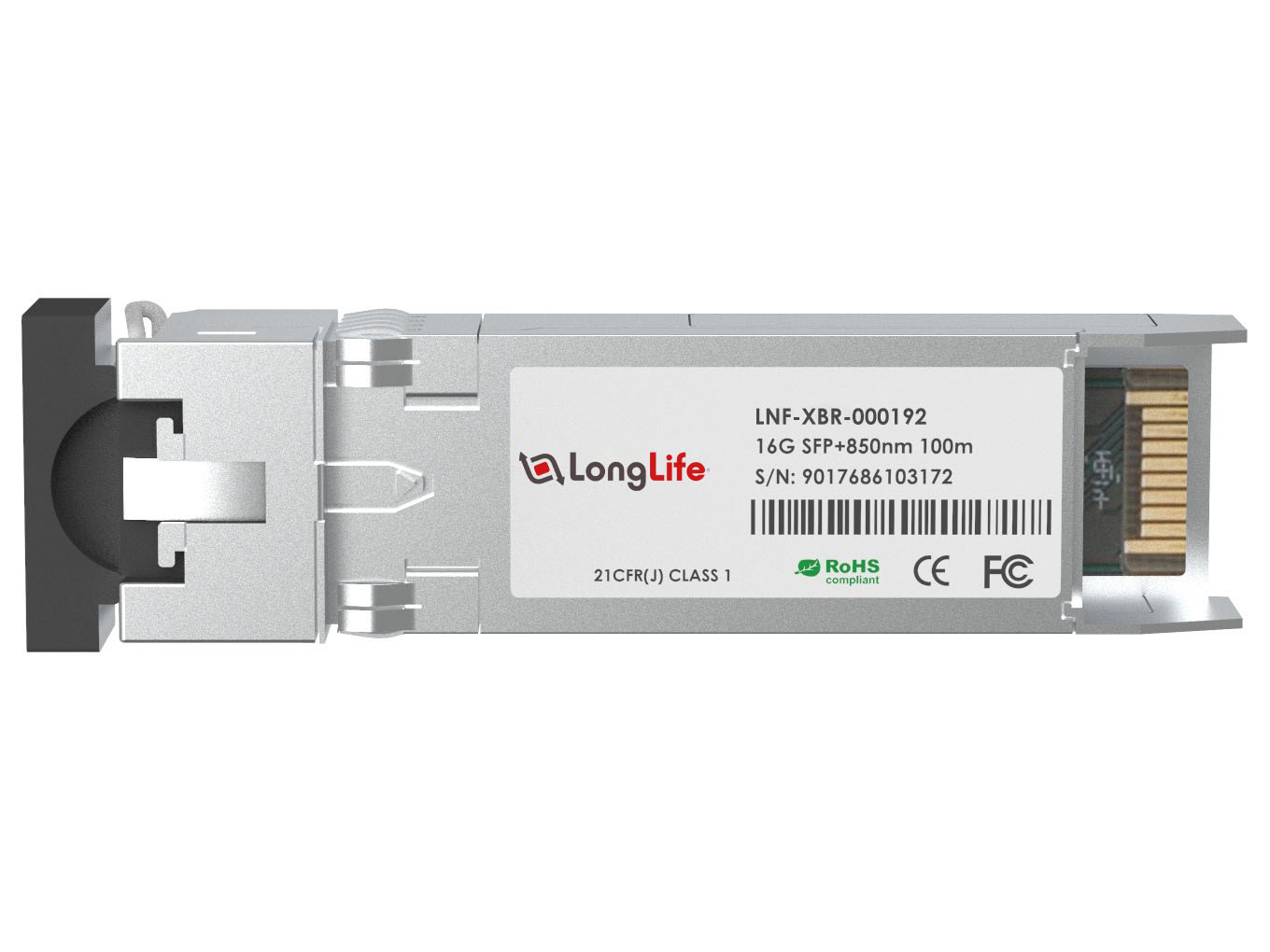 Brocade XBR-000192 Compatible 16G Fiber Channel SFP+ 850nm 100m DOM LC MMF Transceiver Module - Görsel 2