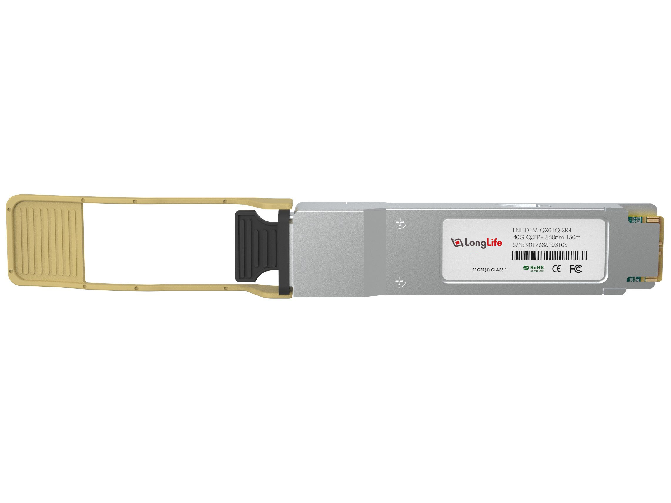 D-Link DEM-QX01Q-SR4 Compatible 40GBASE-SR4 QSFP+ 850nm 150m DOM MTP/MPO-12 MMF Optical Transceiver Module - Görsel 2