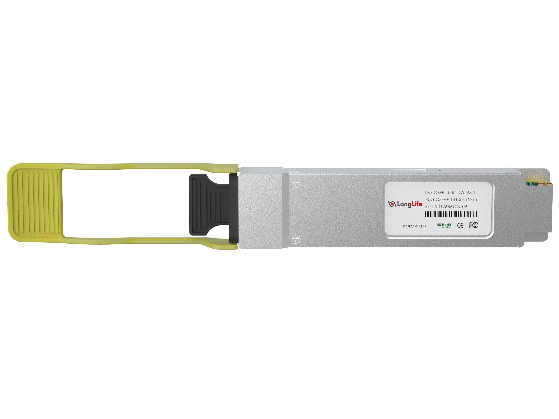 Cisco QSFP-100G-4WDM-S Compatible 100GBASE-4WDM-10 QSFP28 1310nm 10km DOM Duplex LCSMF Optical Transceiver Module - Görsel 2