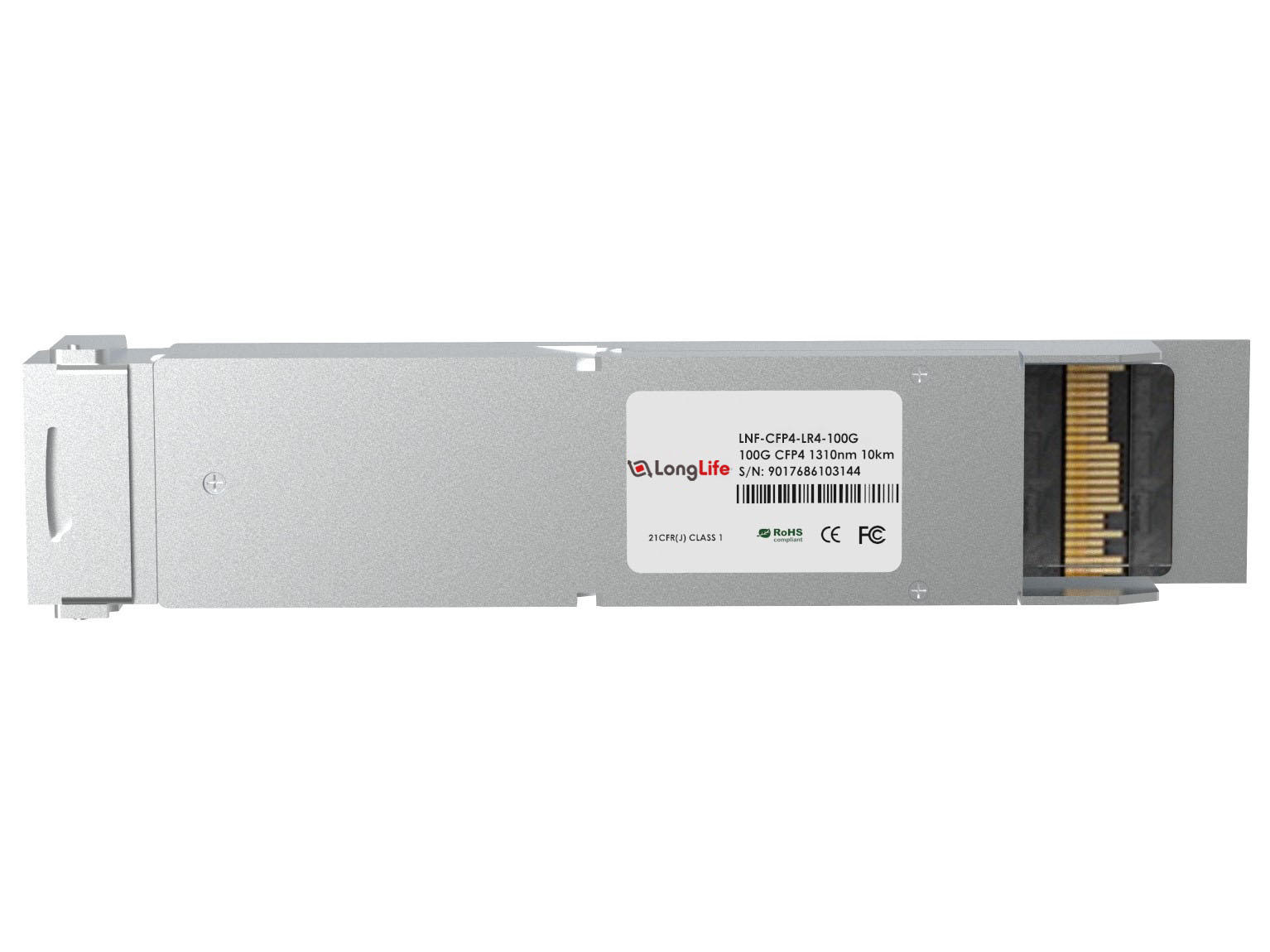 CFP4 Generic 100GBASE-LR4 and OTN 1310nm 10km DOM LC SMF Transceiver Module - Görsel 2