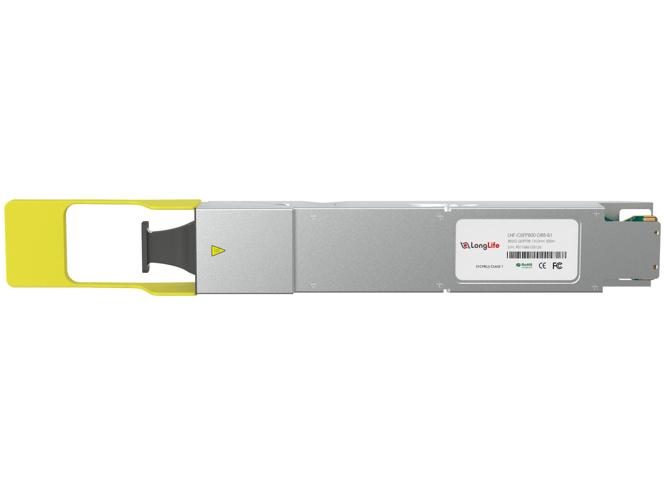 Generic Compatible 800GBASE-DR8 OSFP PAM4 1310nm 500m DOM MTP/MPO-16 SMF Optical Transceiver Module - Görsel 2